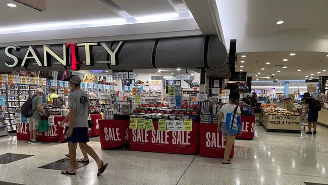 The last two Sanity stores standing finally shut down on Sunday. Picture: Alison Paterson