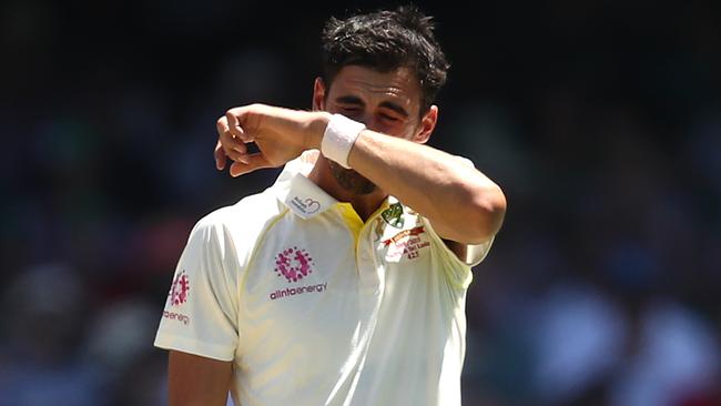 Mitchell Starc has struggled against India.