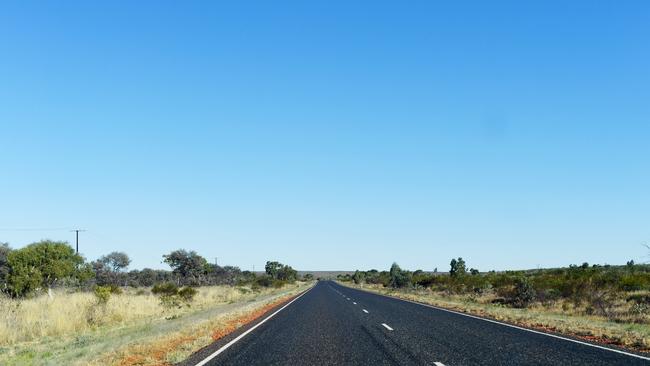 Most of the money promised in upgrades to two major highways in the Northern Territory is five years away. Picture: Elise Derwin