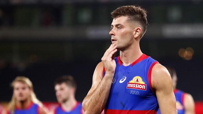 Josh Dunkley’s deal has stalled. Picture: Dylan Burns/AFL Photos via Getty Images