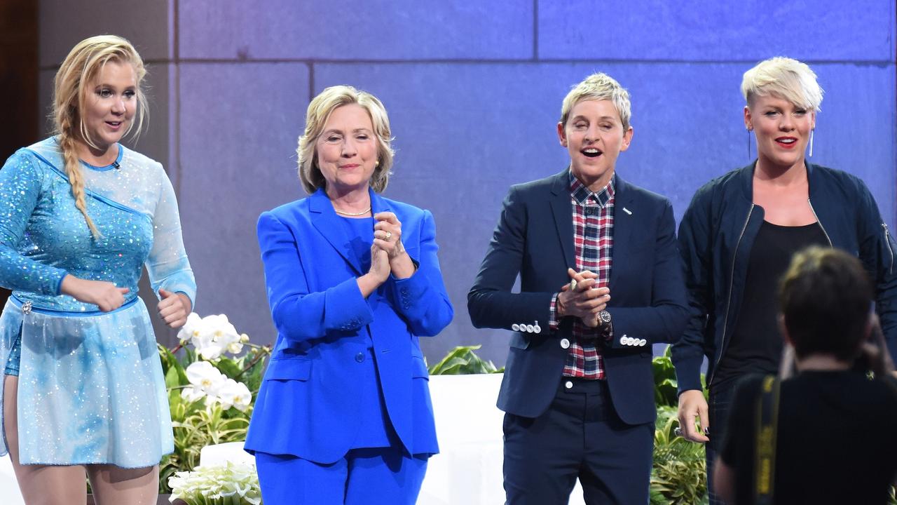 Hillary Clinton has been an Ellen regular over the years. Picture: Dave Kotinsky/Getty Images.