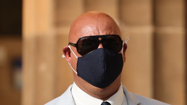 Homer Kakalias outside the Adelaide Magistrates Court. NCA NewsWire / David Mariuz