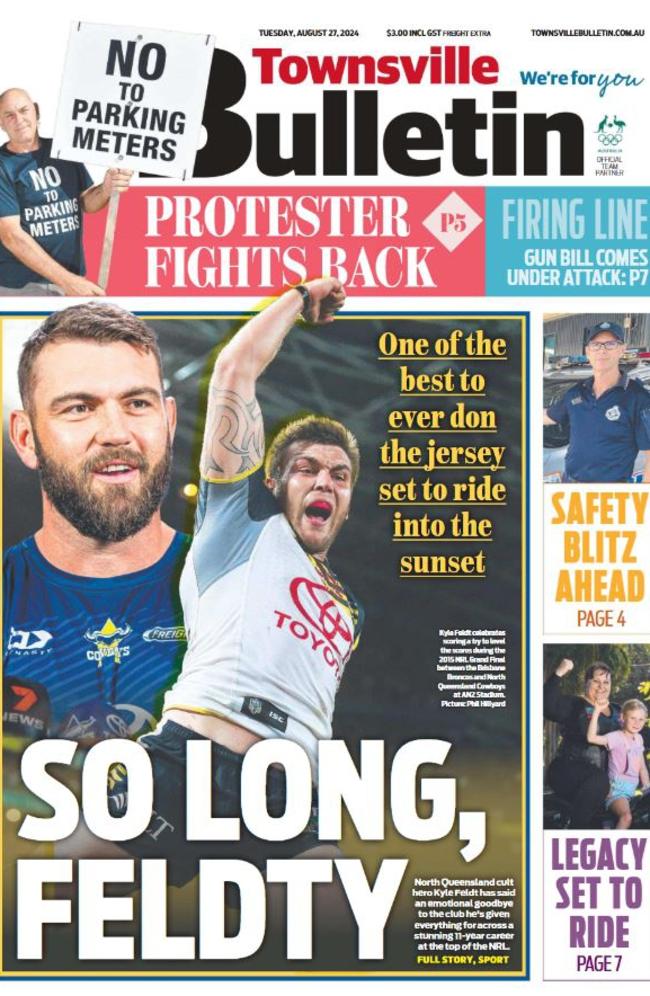 Townsville Bulletin 2024 front page