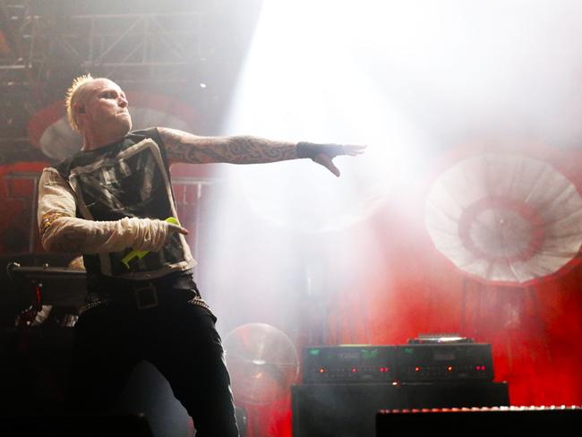 Back with a bang ... The Prodigy at Future Music Festival this year. Picture: Supplied