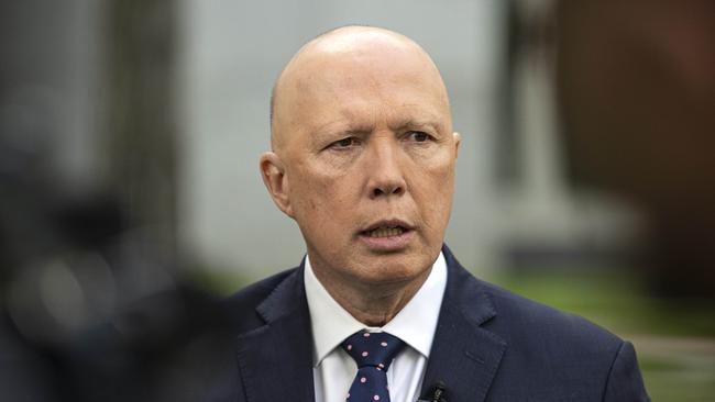 Opposition Leader Peter Dutton. Picture: NCA NewsWire / Gary Ramage