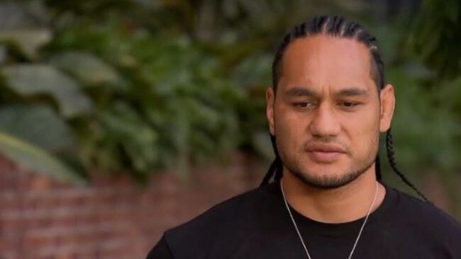Marty Taupau has spoken about losing his uncle. Picture: Channel 9
