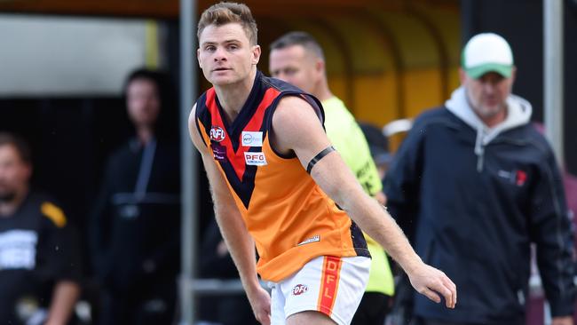 Heath Shaw in action for East Keilor. Picture: Steve Tanner