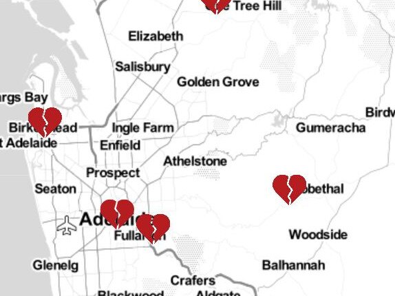 South Australia's most unfaithful regions.