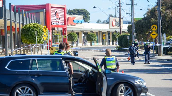 An horroific axe attack has unfolded at Rosebud plaza. Picture: Jay Town