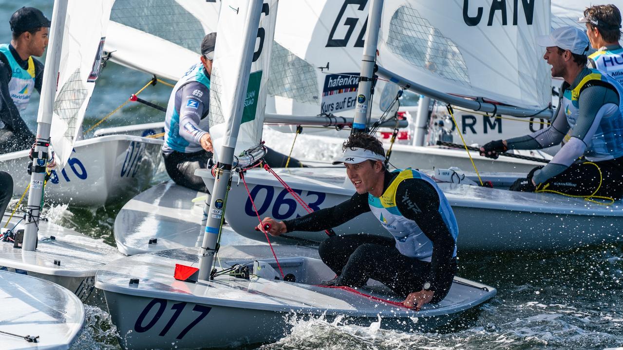 Australian Luke Elliott at the last world championships in The Hague. Picture: Supplied/ Australian Sailing