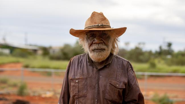 Arlparra elder Sam Dickson. Picture: Liam Mendes