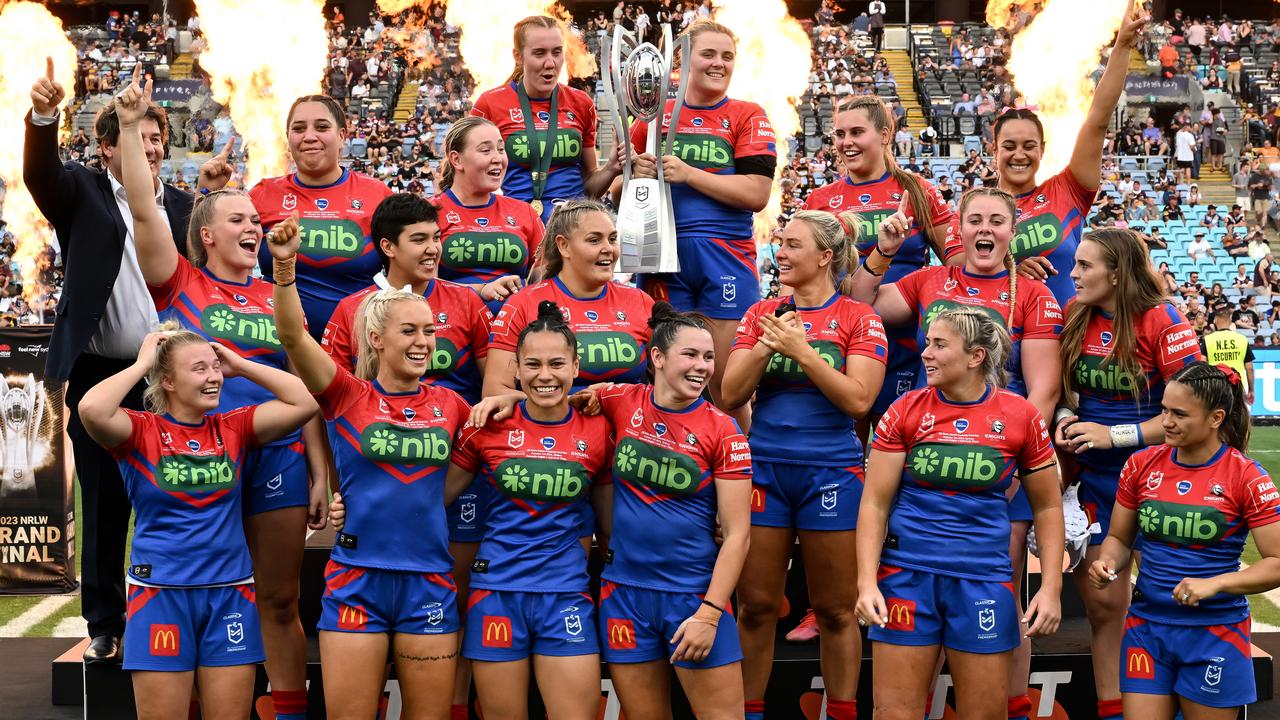 The Knights have claimed back-to-back NRLW titles. Picture: NRL Imagery