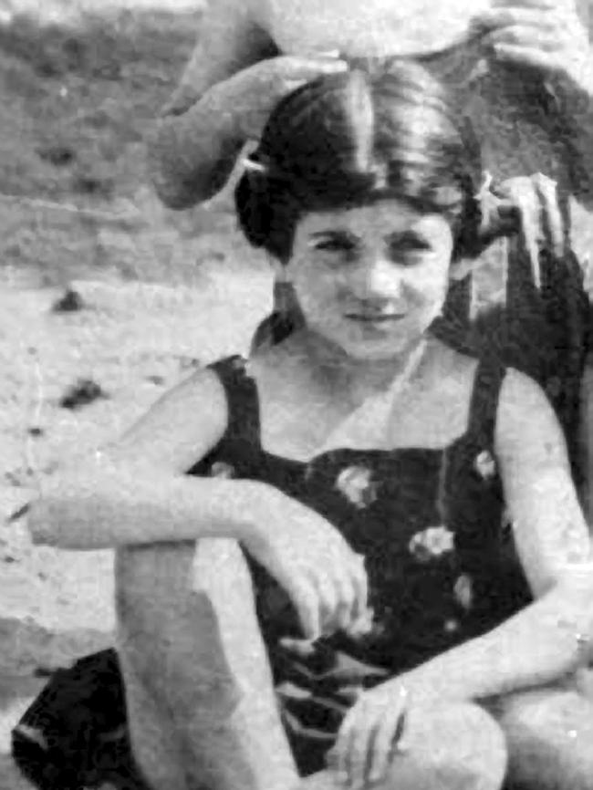 Helen “Zippi” Spitzer near the springs at Trencianske Teplice, ca. 1925. She was one of the first young women sent to Auschwitz. Picture from the private collection of Helen "Zippi" Tichauer