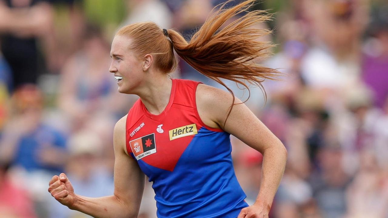 Blaithin Mackin kicked Melbourne’s opening goal of the match. Picture: Getty Images