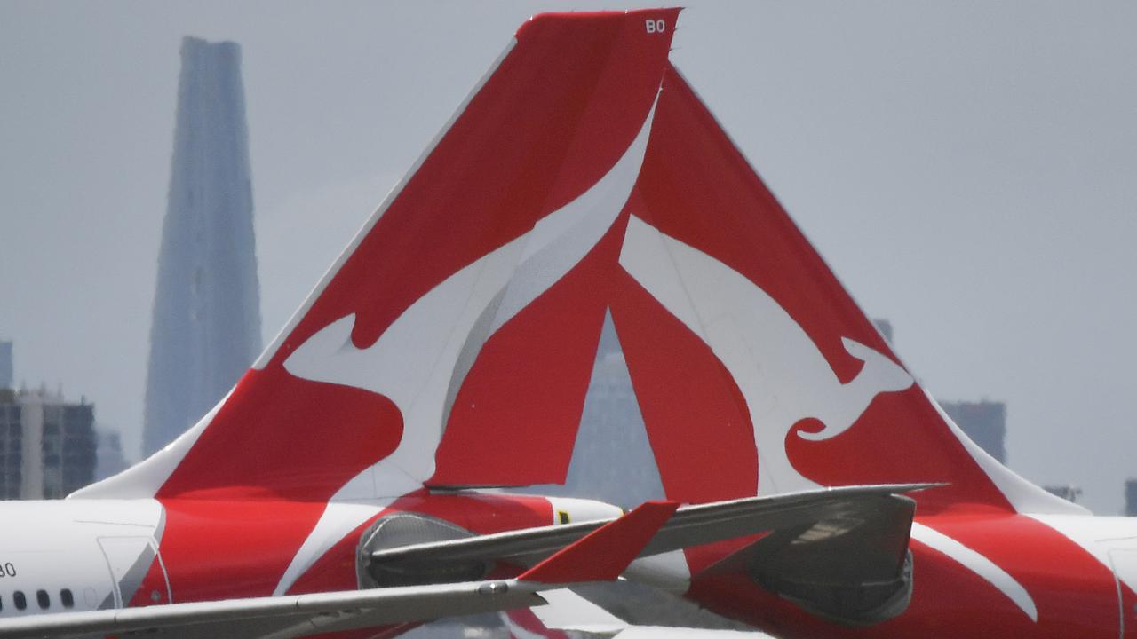 Qantas shares rose despite the Queensland government implementing a strict lockdown for Greater Brisbane. Picture: Sam Mooy/ The Australian Newspaper