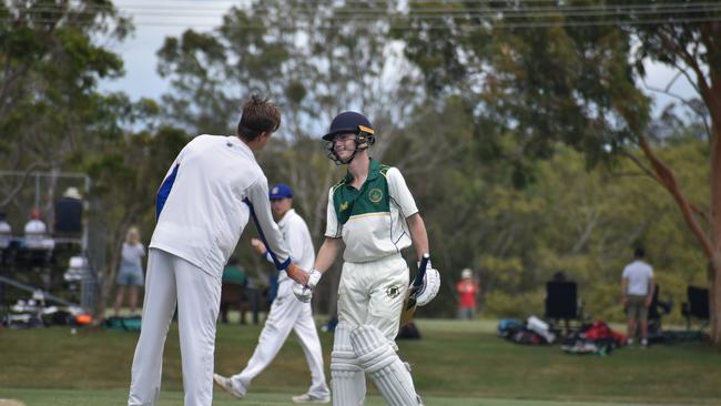 Ashgrove’s Louis Morris even enjoyed Steve Hogan’s unbeaten 57 on Saturday.