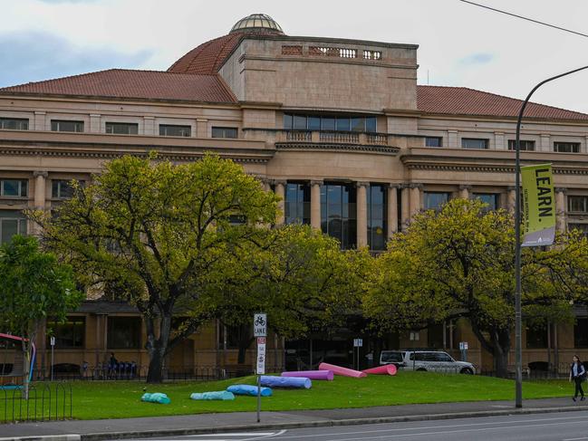 ADELAIDE, AUSTRALIA - NewsWire Photos May 11, 2023: Generic Adelaide court house photos - District Court - Sir Samuel Way Building. Picture: NCA NewsWire / Naomi Jellicoe