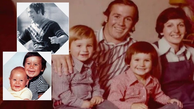 The Johns family in the 1970s.