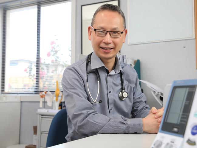 Geelong doctor Ern Chang received expletive-laden abuse from a passing woman as he waited for takeaway outside a cafe over the weekend. Picture: Peter Ristevski