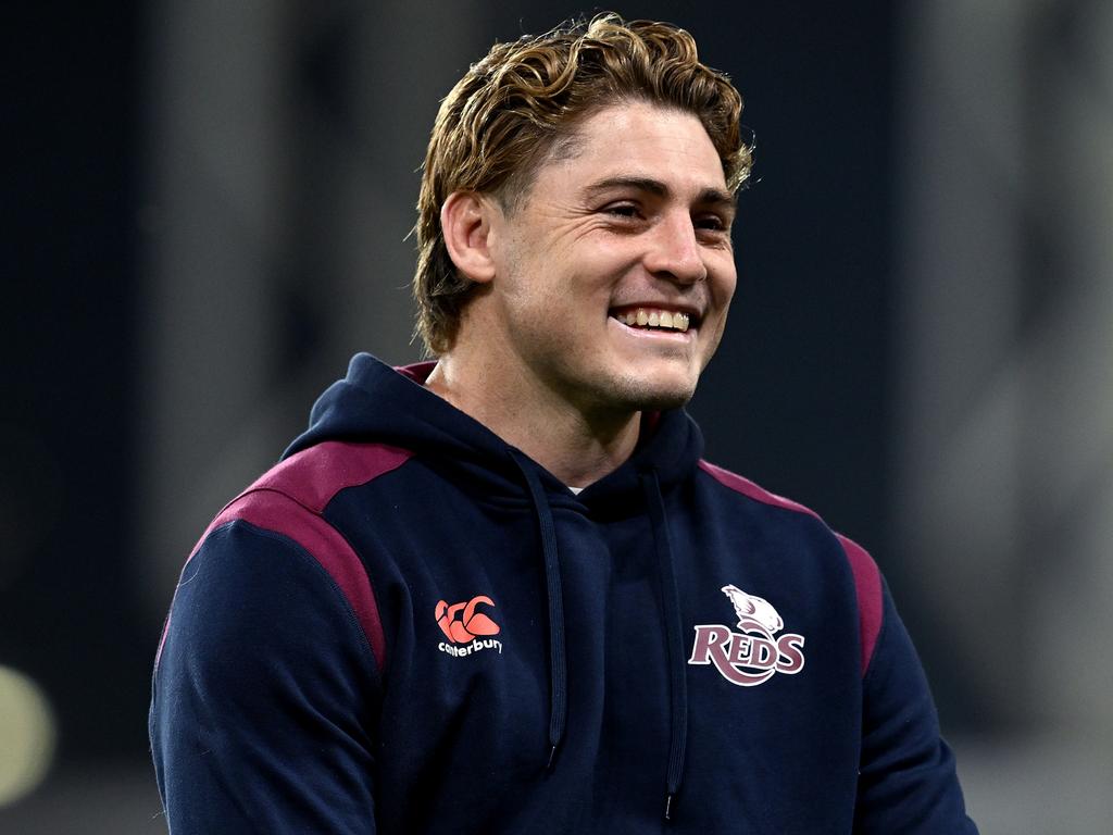 James O'Connor has been happy to help Reds flyhalf Tom Lynagh. Picture: Joe Allison/Getty Images