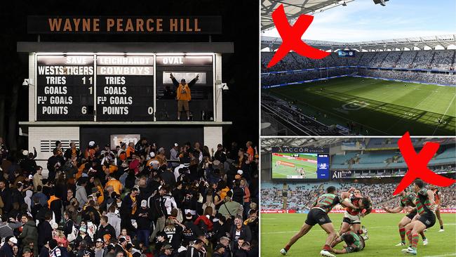 Wests Tigers' new stadium policy.