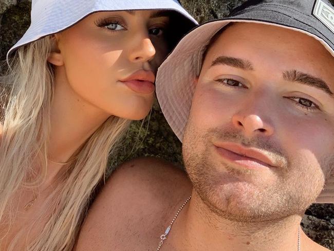 Andre Zachary Rebelo, who has a child with model Gracie Piscopo, has been charged with murdering his mother more than two years ago. Picture: Instagram