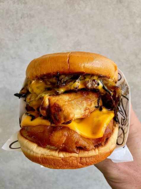 Australia’s ‘best burger’ in all its glory. Picture: Supplied