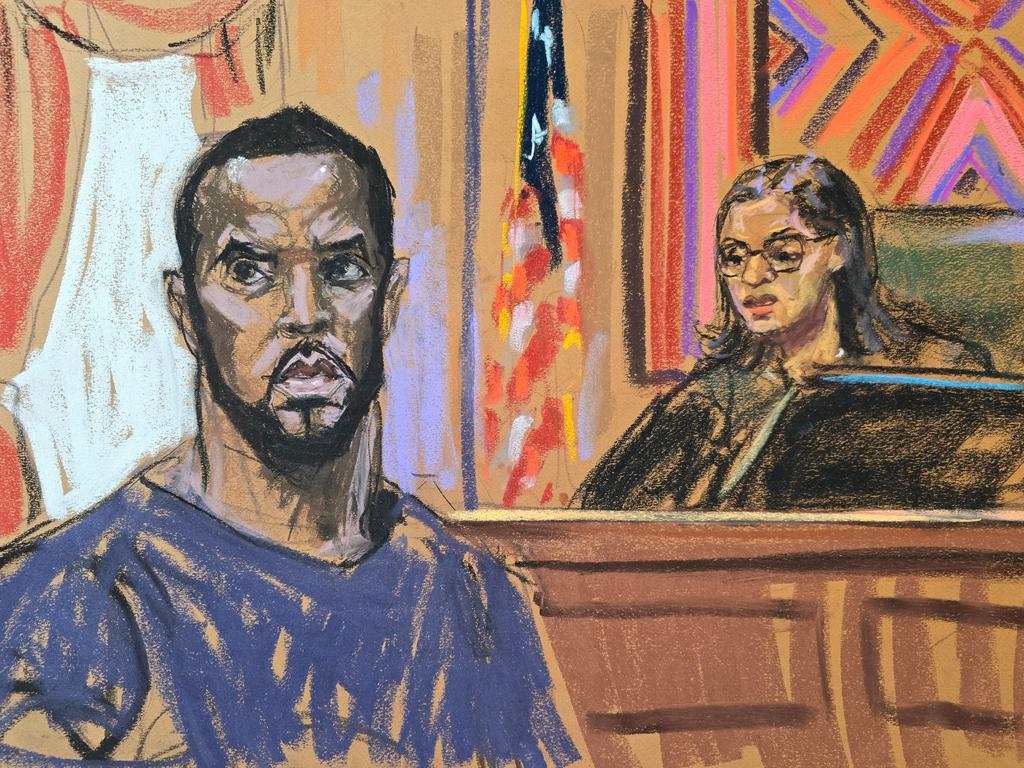 Sean 'Diddy' Combs stands before U.S. Magistrate Judge Robyn Tarnofsky September 17. Picture: REUTERS/Jane Rosenberg