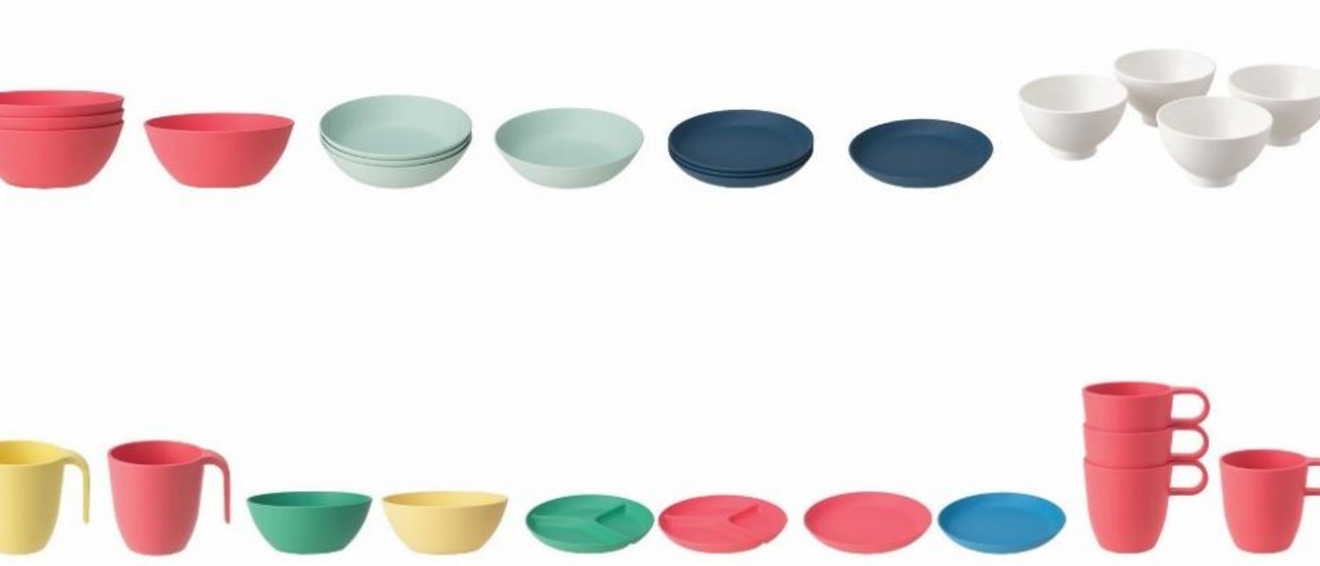 Ikea's HEROISK and TALRIKA ranges including plates, bowls and mugs has been urgently recalled. Picture: Product Safety