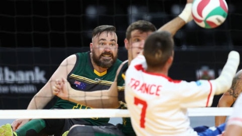 Sam Maraldo in action at the Invictus Games