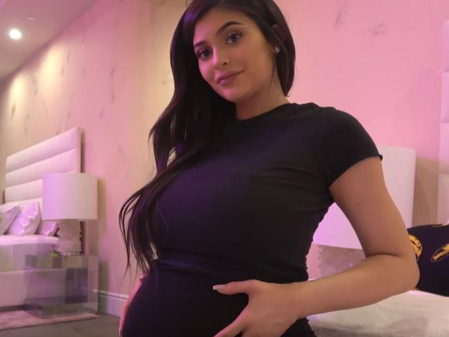Kylie has shared a video of her pregnancy.