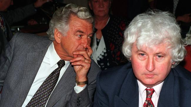 Bob Hawke &amp; ACTU secretary Bill Kelty.