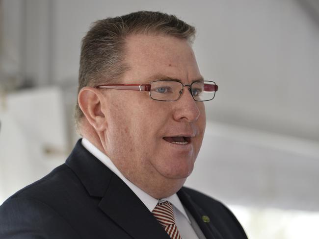 Wright MP Scott Buchholz talking at the opening of a western section of the Toowoomba Second Range Crossing, Saturday, December 8, 2018.