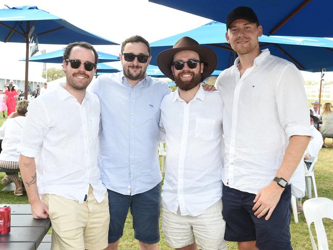 Yarra Valley Cup 2024. Liam Forrest, Mathieson Jenkin, Patrick Forrest and Karl Abourizk. Picture: David Smith