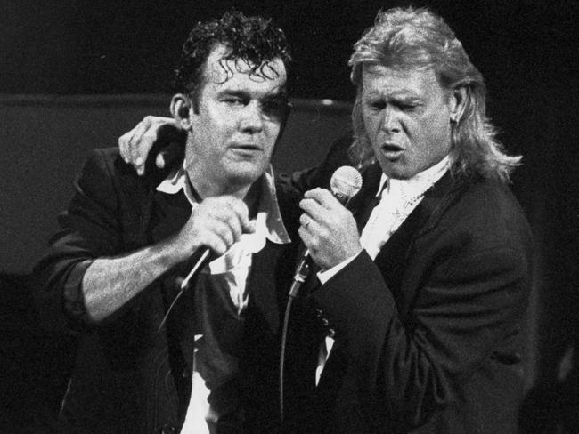 The two power-lunged rockers reunited in 1991 for <i>When Something Is Wrong With My Baby</i>. Picture: NCA.