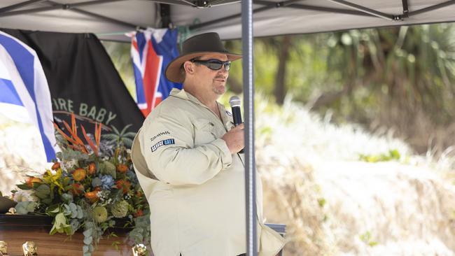 Chris Gablonski, who knew Levi from a young age, was the MC for his funeral.