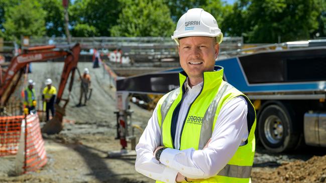 Sarah Group managing director Matt Woodrow at The Osmond development in Norwood. Picture: Sarah Group