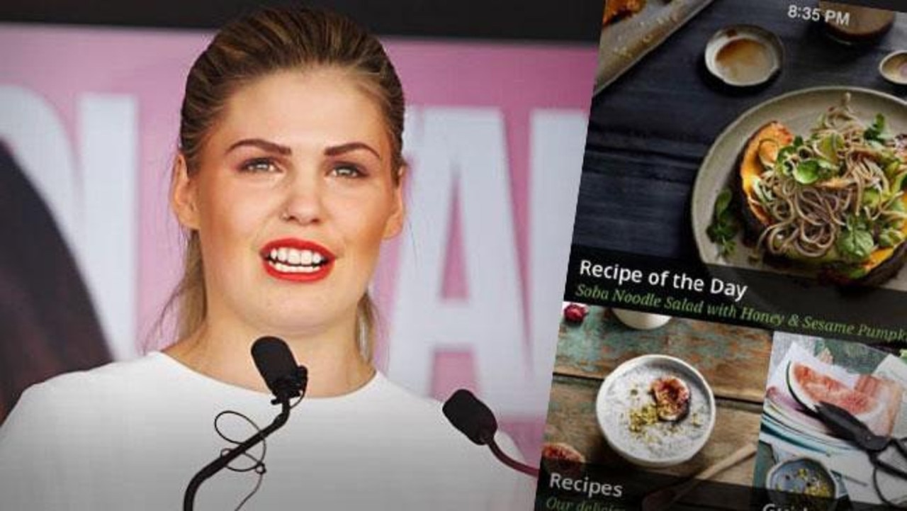 Belle Gibson in her days as a fraudster cancer faker and wellness guru.