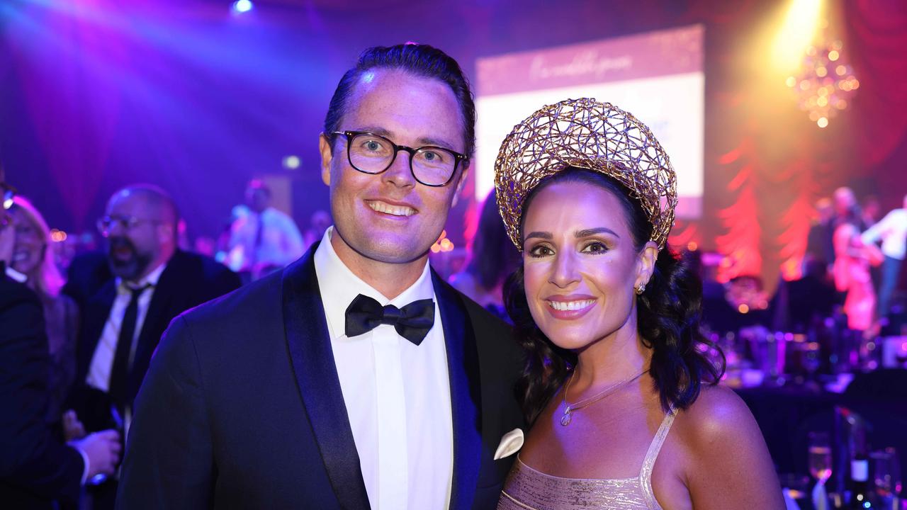 Mitchell Woodbry and Sally Woodbry at the Ray White Surfers Paradise Muscular Dystrophy Charity Ball at The Star Gold Coast. Picture: Portia Large