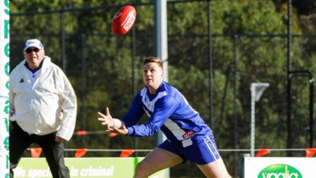 Basham has been a reliable forward for Victor Harbor through multiple seasons. Picture: Victor Harbor Football Club