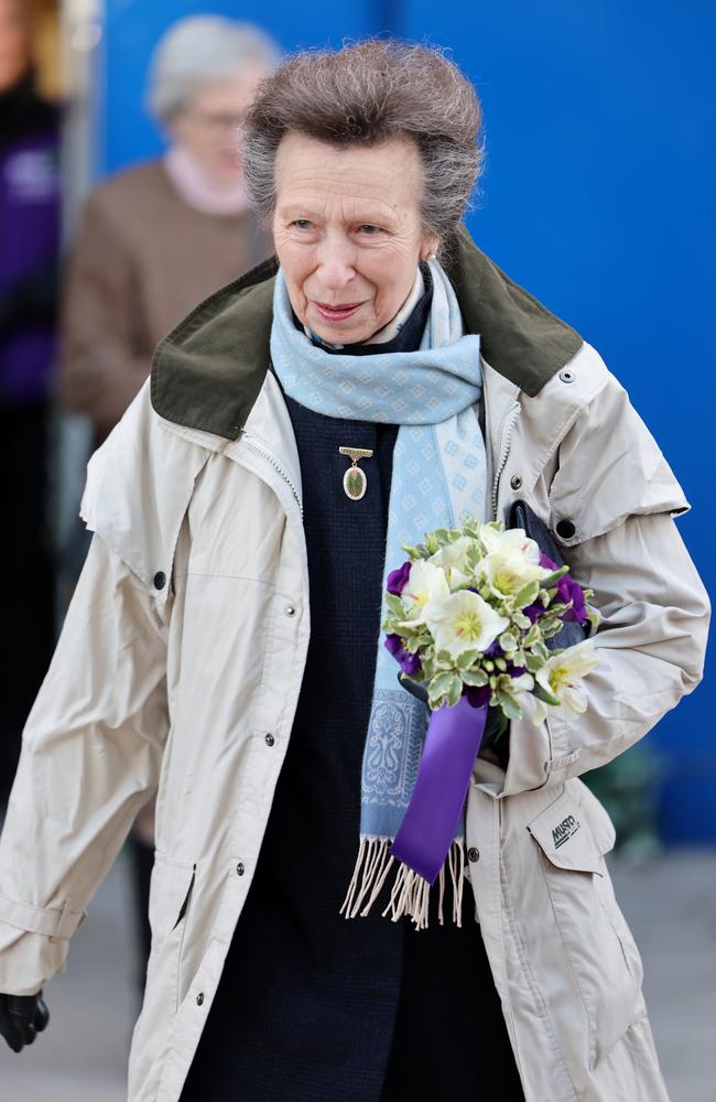 Princess Anne is boosting her royal duties after her brother’s shock cancer diagnosis. Picture: Getty Images