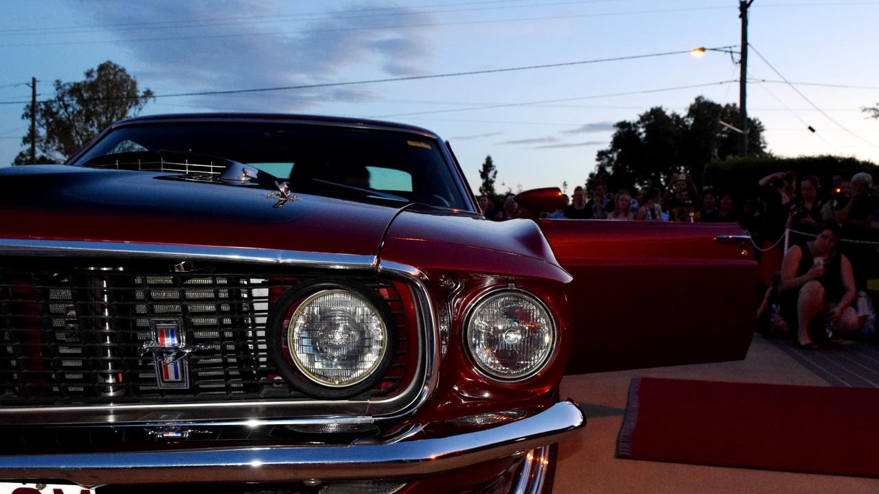 One of the muscle cars on show at the Roma State College formal. Photo Tom Gillespie / Western Star