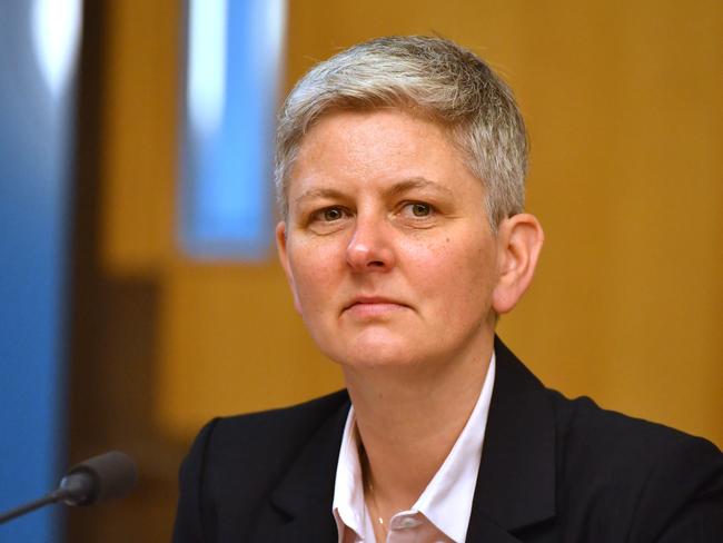 Reserve Bank of Australia Assistant Governor Dr Luci Ellis appears before The House of Representatives Standing Committee on Economics at Parliament House in Canberra, Friday, February 7, 2020. (AAP Image/Mick Tsikas) NO ARCHIVING