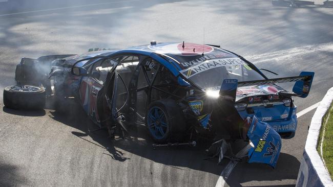 Chaz Mostert says his horrific crash in 2015 happened so quickly. Picture: Colin Baker