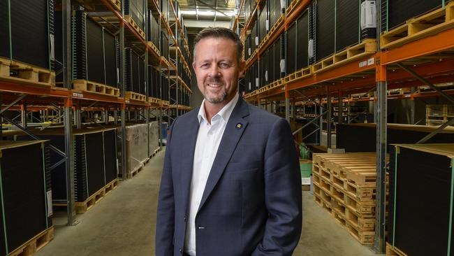 Tindo Solar chief executive Richard Petterson. Picture: Roy VanDerVegt