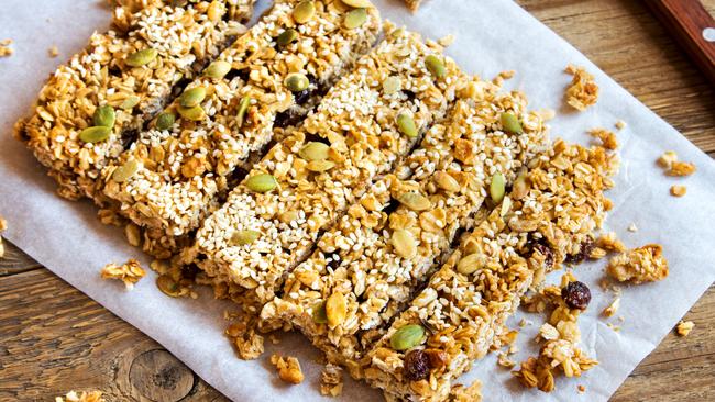 Nutritionists say some nut bars are 'glorified' candy bars.