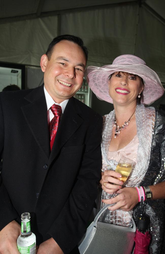 Jason Law and Catherine Little in 2008. Picture: Nicholas Falconer