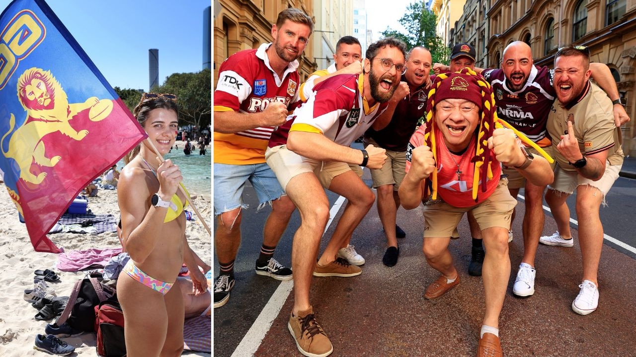 Brisbane superfan shows his love for both Lions and Broncos