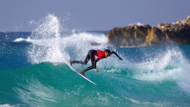 Angourie's Harley Walters has previously performed well at the Billabong Oz Grom Cup in Coffs Harbour Photo: Ethan Smith / Surfing NSW.