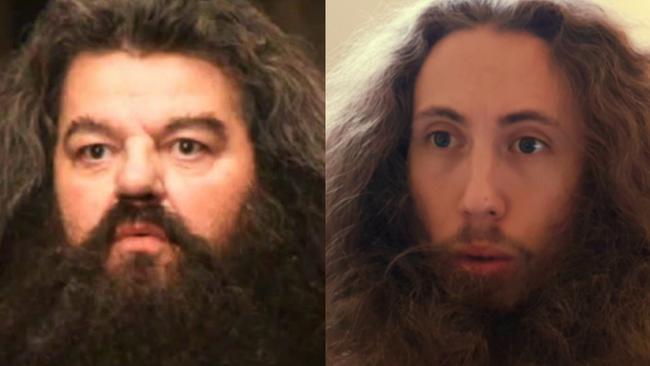 And Hagrid from Harry Potter.